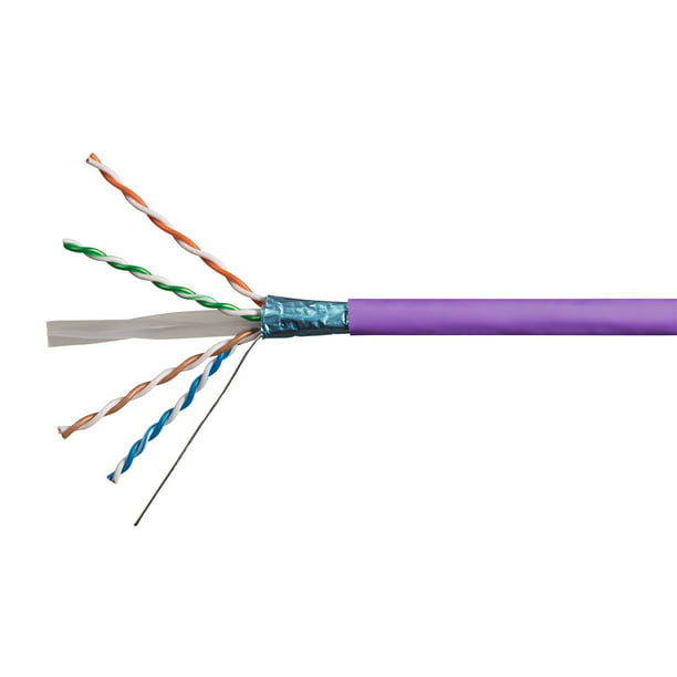 UTP Solid 1000ft Riser Rated 350Mhz Blue Pure Bare Copper Wire No Logo 24AWG CMR Monoprice Cat5e Ethernet Bulk Cable Network Internet Cord 